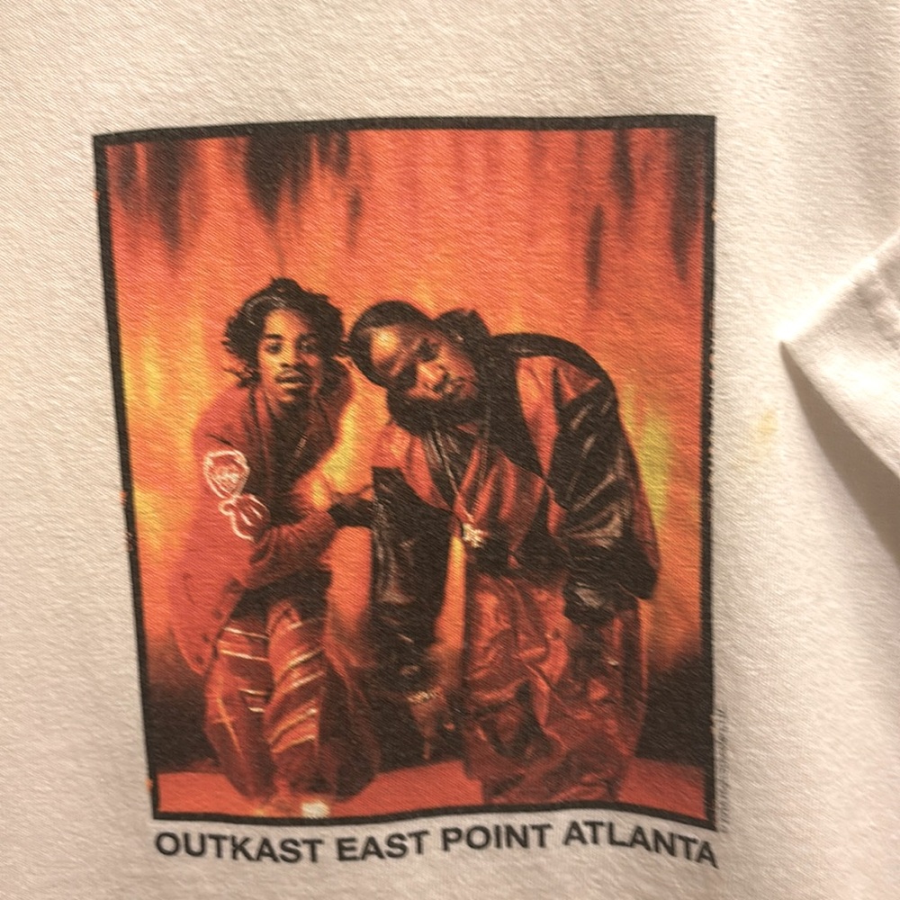 Slightly Worn OutKast Men’s Tshirt White Size Medium - Picture 7 of 11